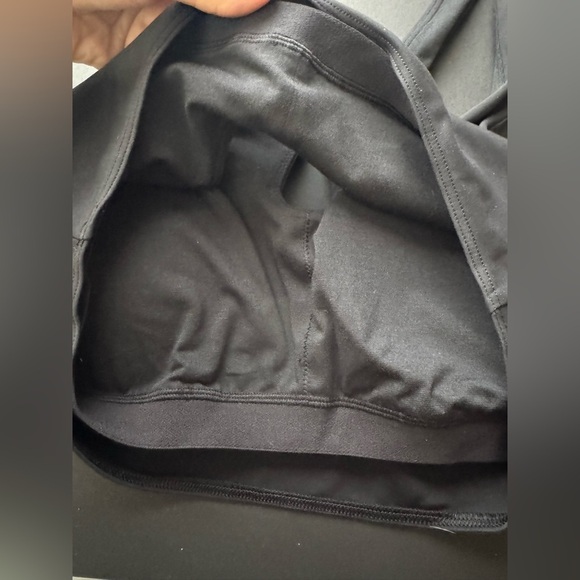Lululemon SmoothCover Front Cut-Out Yoga Bra in Black - Picture 12 of 13